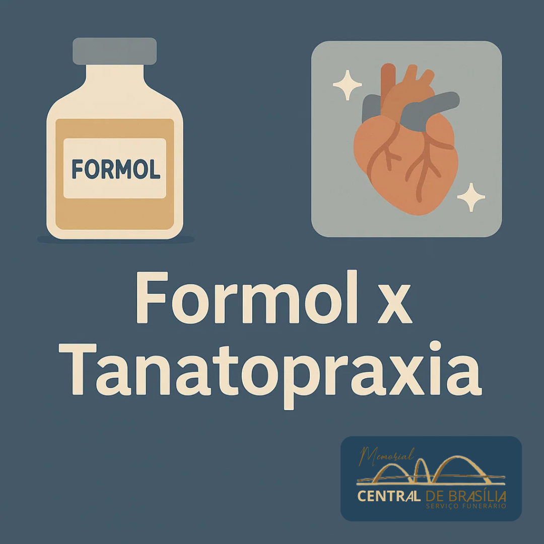 Tanatopraxia vs Formol: diferenças, usos e quando aplicar